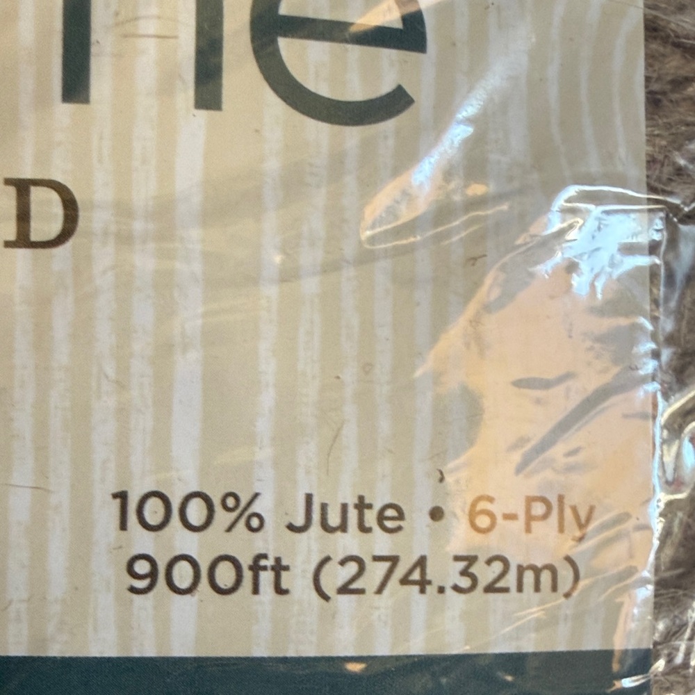 Macrame Jute Cord 900ft - Picture 2 of 5